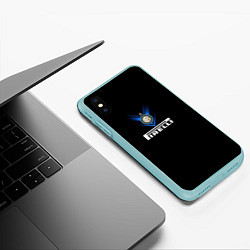 Чехол iPhone XS Max матовый Forza Neradzzurri, цвет: 3D-мятный — фото 2