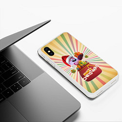 Чехол iPhone XS Max матовый Brawl Stars Подарки, цвет: 3D-белый — фото 2