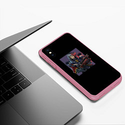 Чехол iPhone XS Max матовый Сестра битвы sorroritas, цвет: 3D-малиновый — фото 2