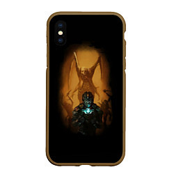 Чехол iPhone XS Max матовый Necromorph