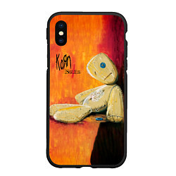 Чехол iPhone XS Max матовый Issues - Korn, цвет: 3D-черный