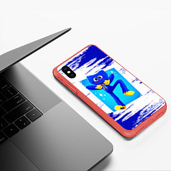 Чехол iPhone XS Max матовый POPPY PLAYTIME, цвет: 3D-красный — фото 2