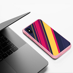 Чехол iPhone XS Max матовый Геометрический Строй, цвет: 3D-баблгам — фото 2