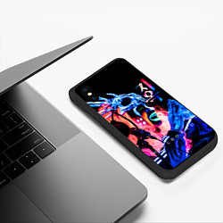 Чехол iPhone XS Max матовый Зов Ада стример, цвет: 3D-черный — фото 2