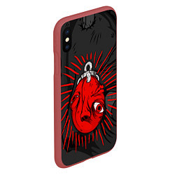 Чехол iPhone XS Max матовый BERSERK BEREHIT БЕРСЕРК БЕРЕХИТ, цвет: 3D-красный — фото 2