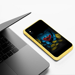 Чехол iPhone XS Max матовый POPPY PLAYTIME ПОППИ ПЛЕЙТАЙМ КУ-КУ, цвет: 3D-желтый — фото 2