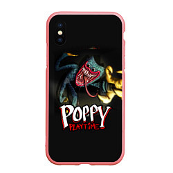 Чехол iPhone XS Max матовый POPPY PLAYTIME ПОППИ ПЛЕЙТАЙМ ИДИ КО МНЕ, цвет: 3D-баблгам