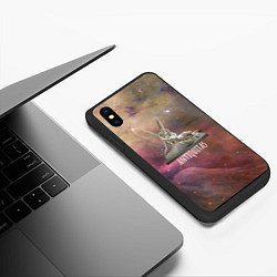 Чехол iPhone XS Max матовый Аntiquitas, цвет: 3D-черный — фото 2