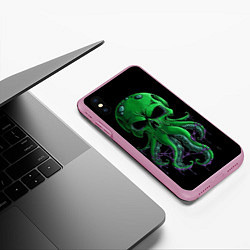 Чехол iPhone XS Max матовый 3D морской житель, цвет: 3D-розовый — фото 2