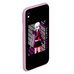 Чехол iPhone XS Max матовый Кёко Киригири - Danganronpa, цвет: 3D-розовый — фото 2