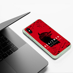 Чехол iPhone XS Max матовый BEASTMAN BERSERK БЕРСЕРК, ПРОКЛЯТИЕ, цвет: 3D-салатовый — фото 2