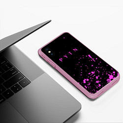 Чехол iPhone XS Max матовый Тик ток пэйтон Payton Moormeier, цвет: 3D-розовый — фото 2