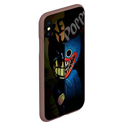 Чехол iPhone XS Max матовый POPPY PLAYTIME BENDY AND THE INK MACHINE, цвет: 3D-коричневый — фото 2