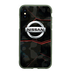 Чехол iPhone XS Max матовый Nissan xtrail