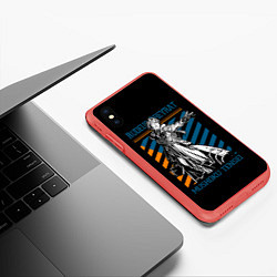 Чехол iPhone XS Max матовый Rudeus Greyrat - Mushoku Tensei, цвет: 3D-красный — фото 2