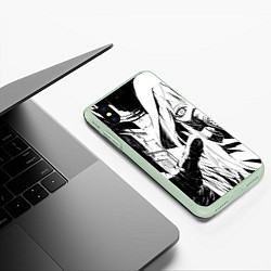Чехол iPhone XS Max матовый Рука надежды, цвет: 3D-салатовый — фото 2