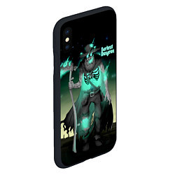 Чехол iPhone XS Max матовый Darkest Dungeon - Grim Reaper, цвет: 3D-черный — фото 2