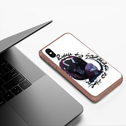 Чехол iPhone XS Max матовый RYUU TO SOBAKASU NO HIME by ezaia, цвет: 3D-коричневый — фото 2