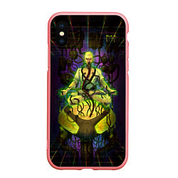 Чехол iPhone XS Max матовый Lotos meditation c, цвет: 3D-баблгам
