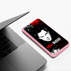 Чехол iPhone XS Max матовый Декстер Новая Кровь Dexter New Blood, цвет: 3D-баблгам — фото 2