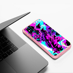 Чехол iPhone XS Max матовый Katana Zero Файтинг Катана Зеро Игра, цвет: 3D-баблгам — фото 2