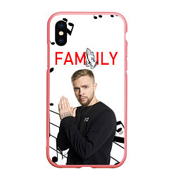 Чехол iPhone XS Max матовый Егор Крид - Family, цвет: 3D-баблгам