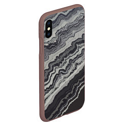 Чехол iPhone XS Max матовый Fashion vanguard pattern 2099, цвет: 3D-коричневый — фото 2