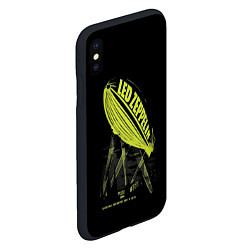 Чехол iPhone XS Max матовый Led Zeppelin Лед Зеппелин, цвет: 3D-черный — фото 2
