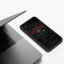 Чехол iPhone XS Max матовый Dead Dynasty Pharaoh Символ, цвет: 3D-черный — фото 2