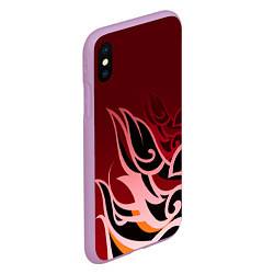 Чехол iPhone XS Max матовый ТОМА GENSHIN IMPACT, цвет: 3D-сиреневый — фото 2