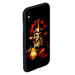 Чехол iPhone XS Max матовый Legate lanius - Легат Ланий, цвет: 3D-черный — фото 2