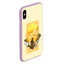Чехол iPhone XS Max матовый ЗЕНИЦУ АГАЦУМА - КРД, цвет: 3D-сиреневый — фото 2