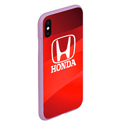 Чехол iPhone XS Max матовый HONDA хонда, цвет: 3D-сиреневый — фото 2