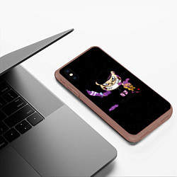 Чехол iPhone XS Max матовый Фараон Карамель Обложка Pharaoh Candy, цвет: 3D-коричневый — фото 2
