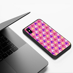 Чехол iPhone XS Max матовый Йога - Yoga, цвет: 3D-черный — фото 2