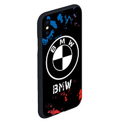 Чехол iPhone XS Max матовый BMW BMW - Камуфляж, цвет: 3D-черный — фото 2