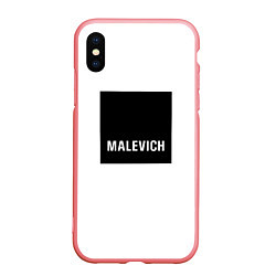 Чехол iPhone XS Max матовый MALEVICH