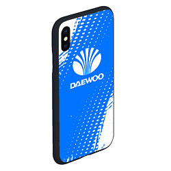 Чехол iPhone XS Max матовый DAEWOO Autosport, цвет: 3D-черный — фото 2