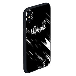 Чехол iPhone XS Max матовый Blink-182 блинк-182, цвет: 3D-черный — фото 2