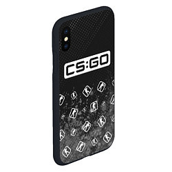 Чехол iPhone XS Max матовый CS GO Арт, цвет: 3D-черный — фото 2