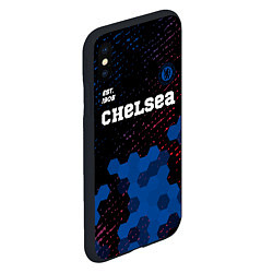 Чехол iPhone XS Max матовый CHELSEA Chelsea Est 1905 Графика, цвет: 3D-черный — фото 2