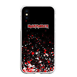 Чехол iPhone XS Max матовый Iron maiden