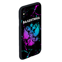 Чехол iPhone XS Max матовый Валентина Россия, цвет: 3D-черный — фото 2