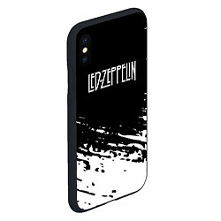 Чехол iPhone XS Max матовый LED ZEPPELIN ЛЕД ЗЕППЕЛИН, цвет: 3D-черный — фото 2