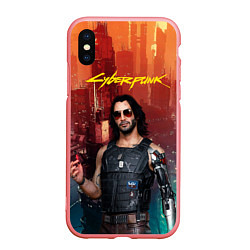 Чехол iPhone XS Max матовый Cyberpunk2077 Vi, цвет: 3D-баблгам