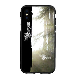 Чехол iPhone XS Max матовый Burzum - Belus, цвет: 3D-черный