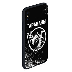 Чехол iPhone XS Max матовый Тараканы КОТ Краска, цвет: 3D-черный — фото 2