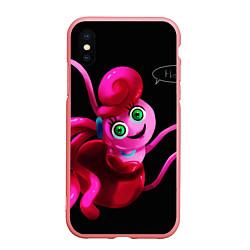 Чехол iPhone XS Max матовый POPPY PLAYTIME - Mommy long legs Мама длинные ноги, цвет: 3D-баблгам