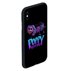 Чехол iPhone XS Max матовый POPPY PLAYTIME PJ Pug-a-Pillar, цвет: 3D-черный — фото 2