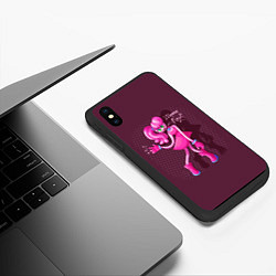 Чехол iPhone XS Max матовый POPPY PLAYTIME МАМА ДЛИННЫЕ НОГИ MOMMY LONG LEGS, цвет: 3D-черный — фото 2